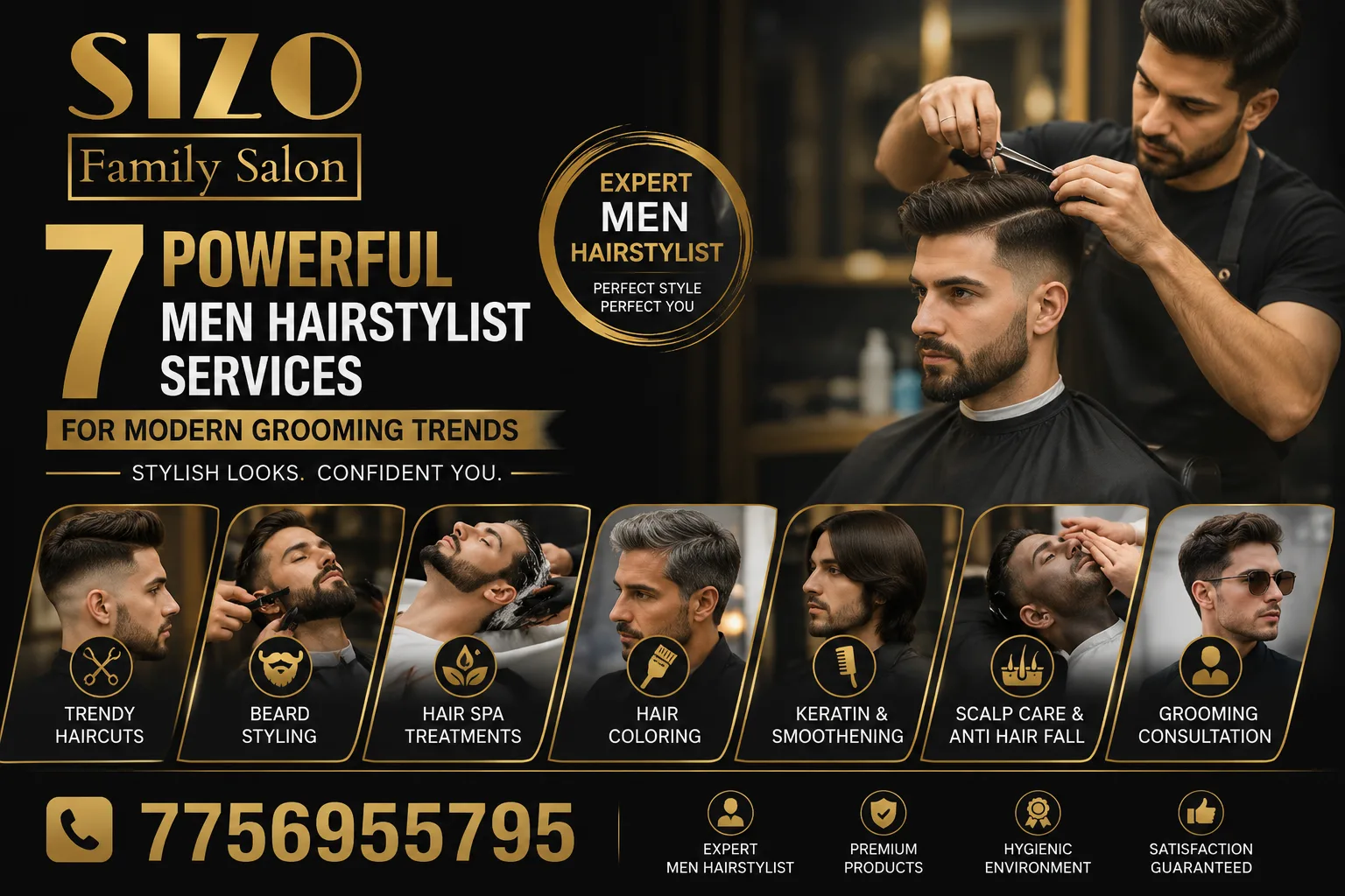 men hairstylist