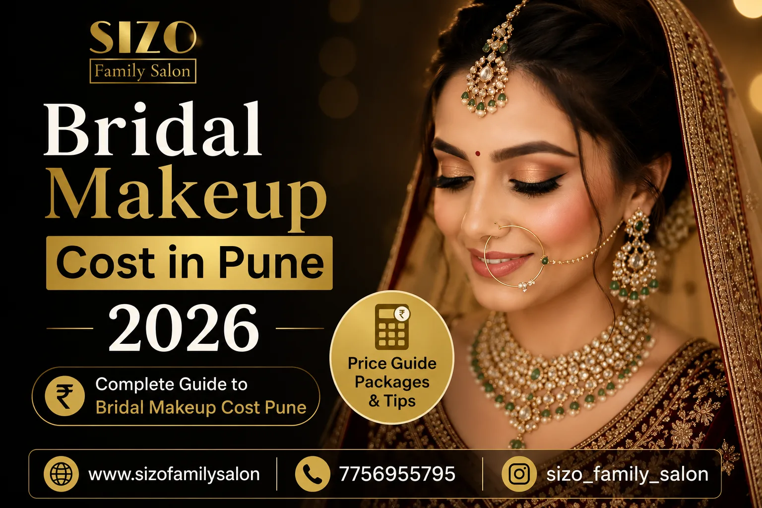 bridal makeup cost Pune