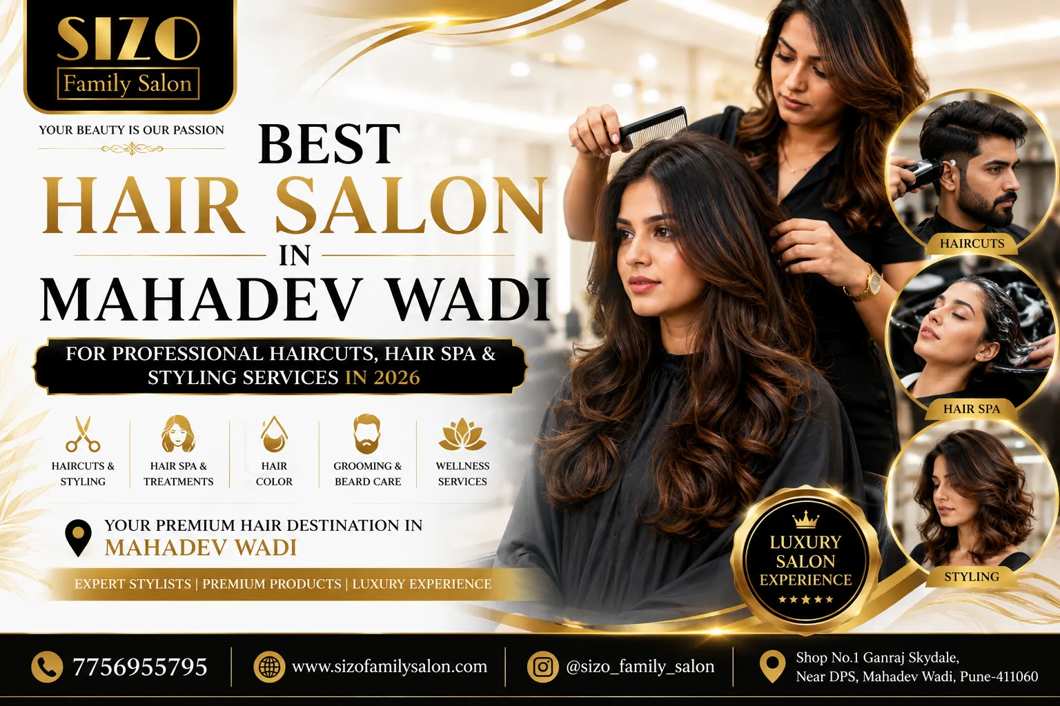 hair salon in Mahadev Wadi